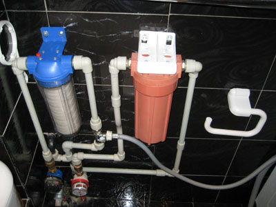 Установка фильтра для воды под мойку в Москве